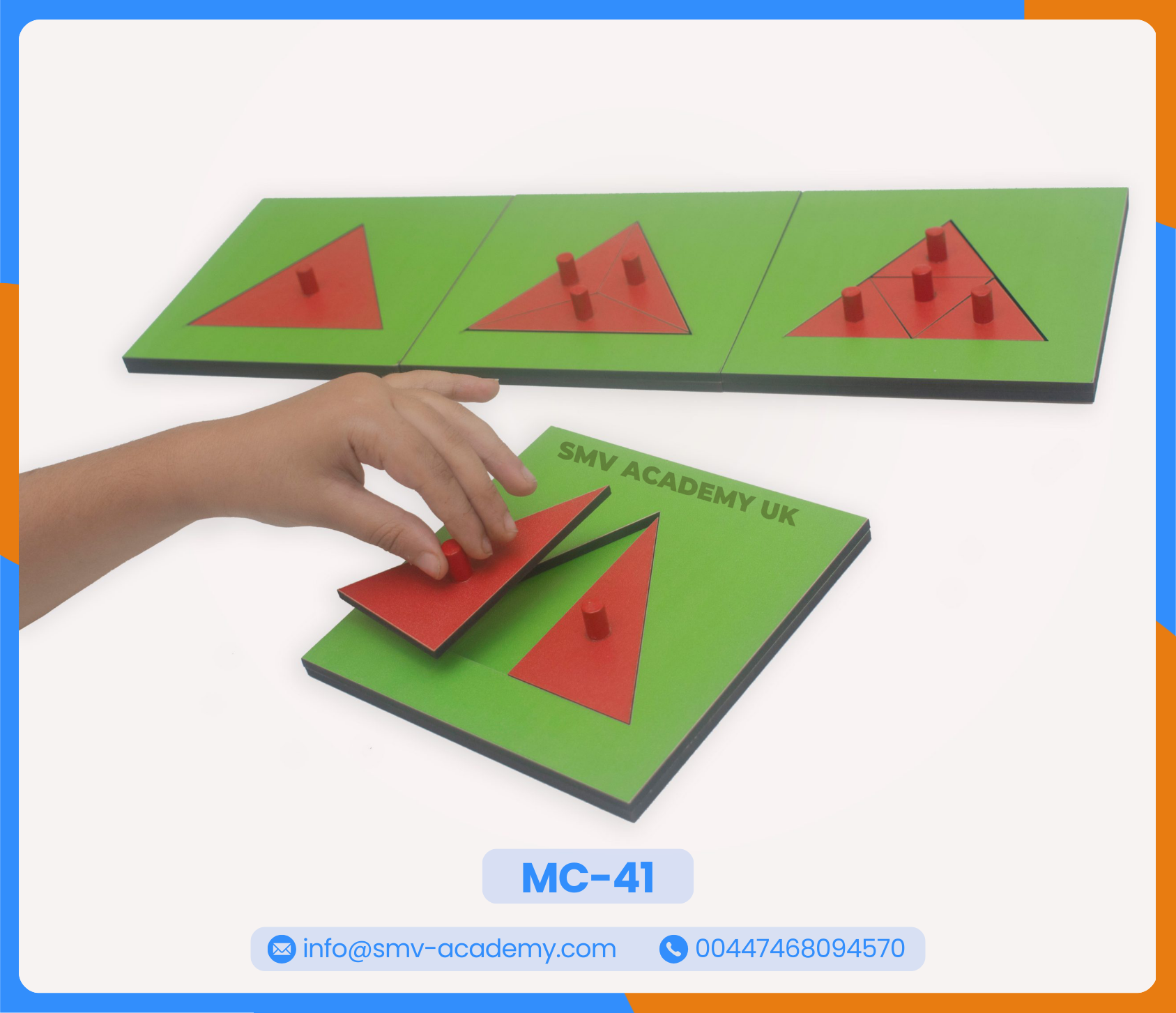 كسور المثلث - Wooden Triangle Fractions